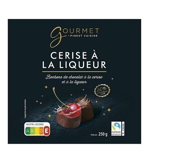 Chocolat Fourré Cerise Liqueur de GOURMET