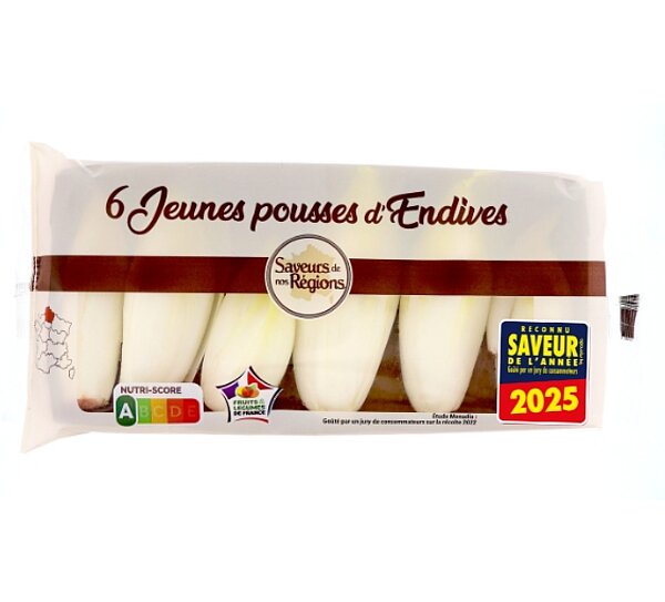 Jeunes pousses d'endives de SAVEURS DE NOS REGIONS