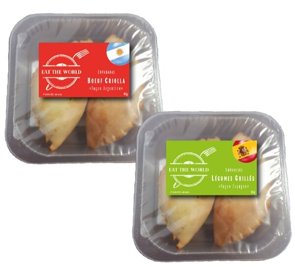 Empanadas Boeuf Criolla "Façon Argentine" & Empanadas Légumes Grillés "Façon Argentine" de EAT THE WORLD