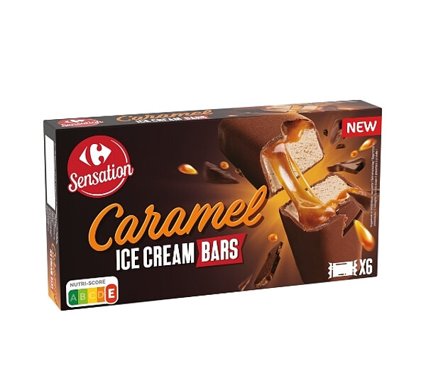 BARRE GLACÉE CARAMEL de CARREFOUR SENSATION