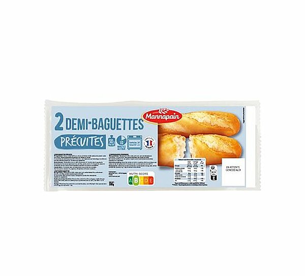 Demi-baguettes précuites MANNAPAIN de ALDI