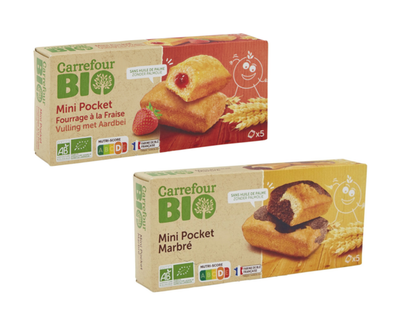 Les Mini Pockets de CARREFOUR BIO