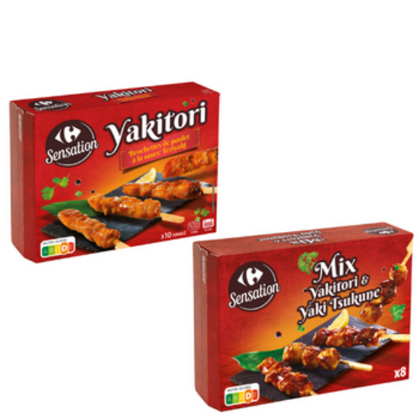 Gamme de Yakitori de CARREFOUR SENSATION