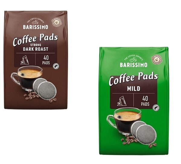 Dosettes de café doux et Corsé de BARISSIMO