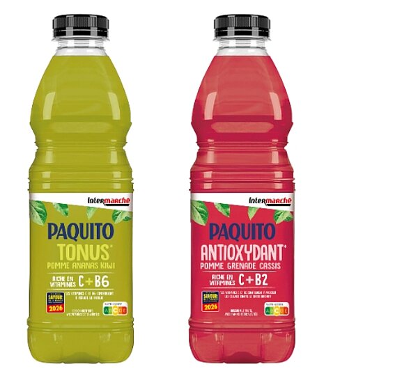 Jus de fruits "fonctionnels" de PAQUITO