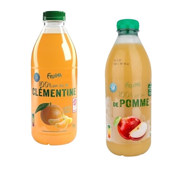 Jus de Clémentine & Jus de Pomme de RIO D'ORO