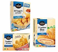 Nuggets, cordons bleus, tenders de poulet ST CLEMENT LE VOLAILLER
