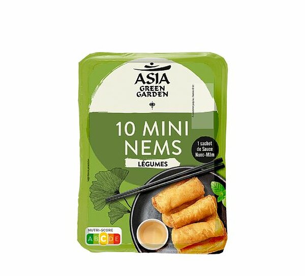 Mini-nems légumes ASIA GREEN GARDEN de ALDI