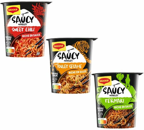 Nouilles en cup SAUCY® NOODLES de MAGGI