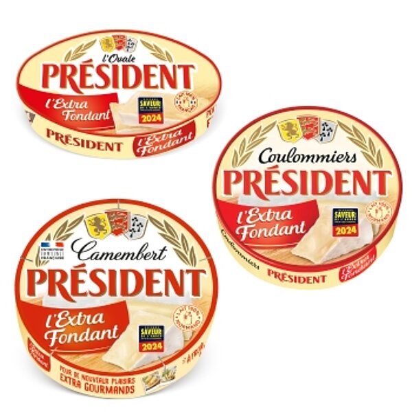 Gamme L'Extra Fondant de PRÉSIDENT