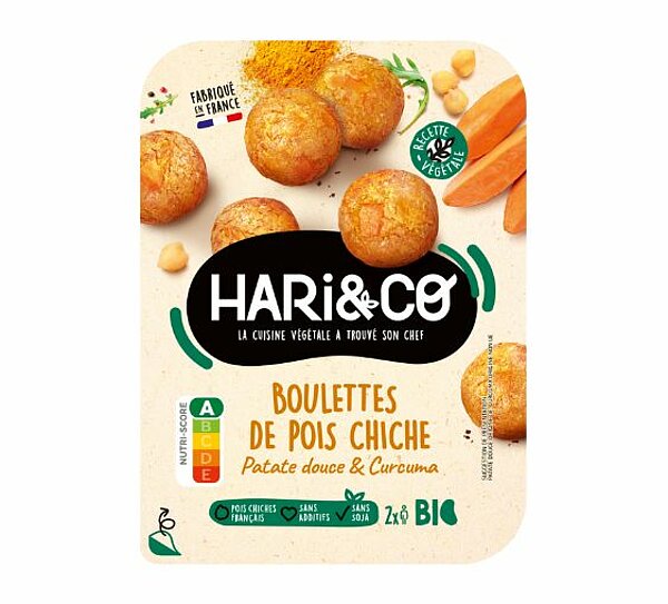 Boulettes de pois chiches bio de HARI&CO