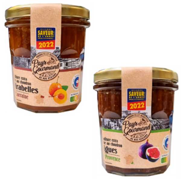 Confitures Extra Figue & Mirabelle de PAYS GOURMAND