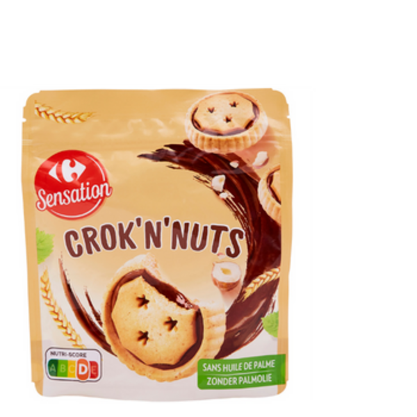 Biscuits Crok'N'Nuts de CARREFOUR SENSATION