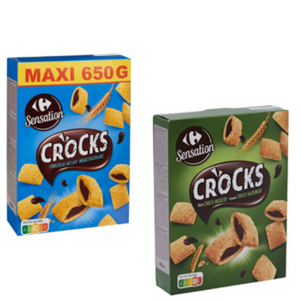 Céréales Crocks de CARREFOUR SENSATION