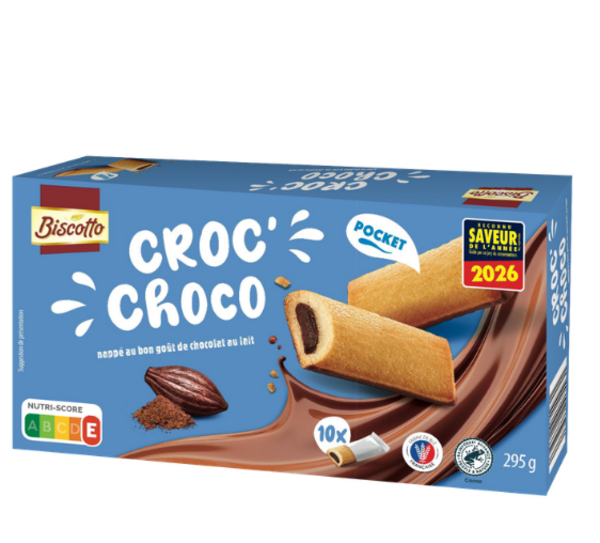 Croc choco pocket BISCOTTO de ALDI
