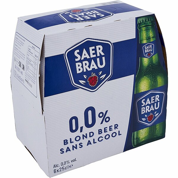 Bière Blonde Sans Alcool de SAER BRAU