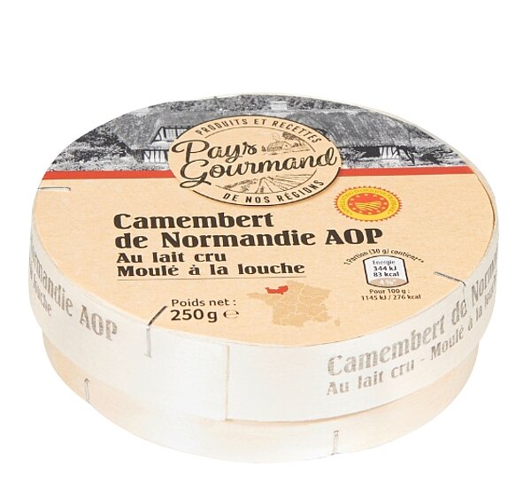 CAMEMBERT AOP, PAYS GOURMAND de Aldi