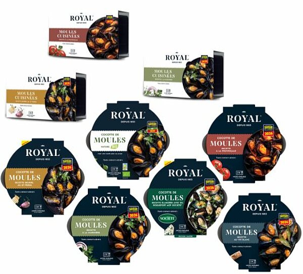 Cocotte de moules cuisinées de ROYAL