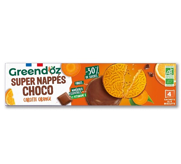 Super Nappé Choco Carotte Orange de GREENDOZ