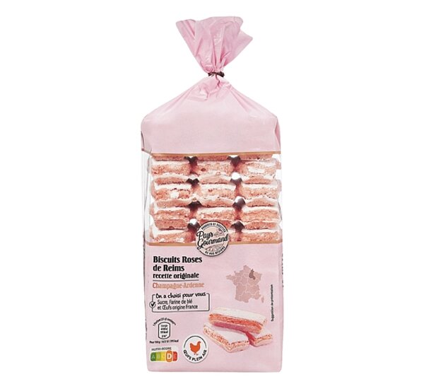 BISCUITS ROSES DE REIMS, PAYS GOURMAND de Aldi